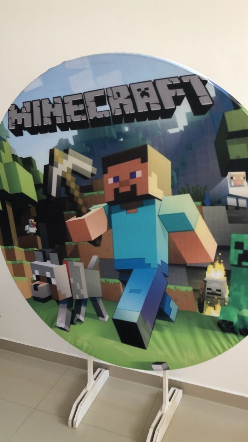Capa Minecraft com ferragem 1,5m – 100 Opcoes