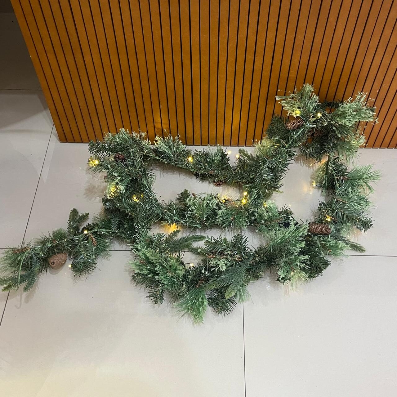 corda de folhagem Natal