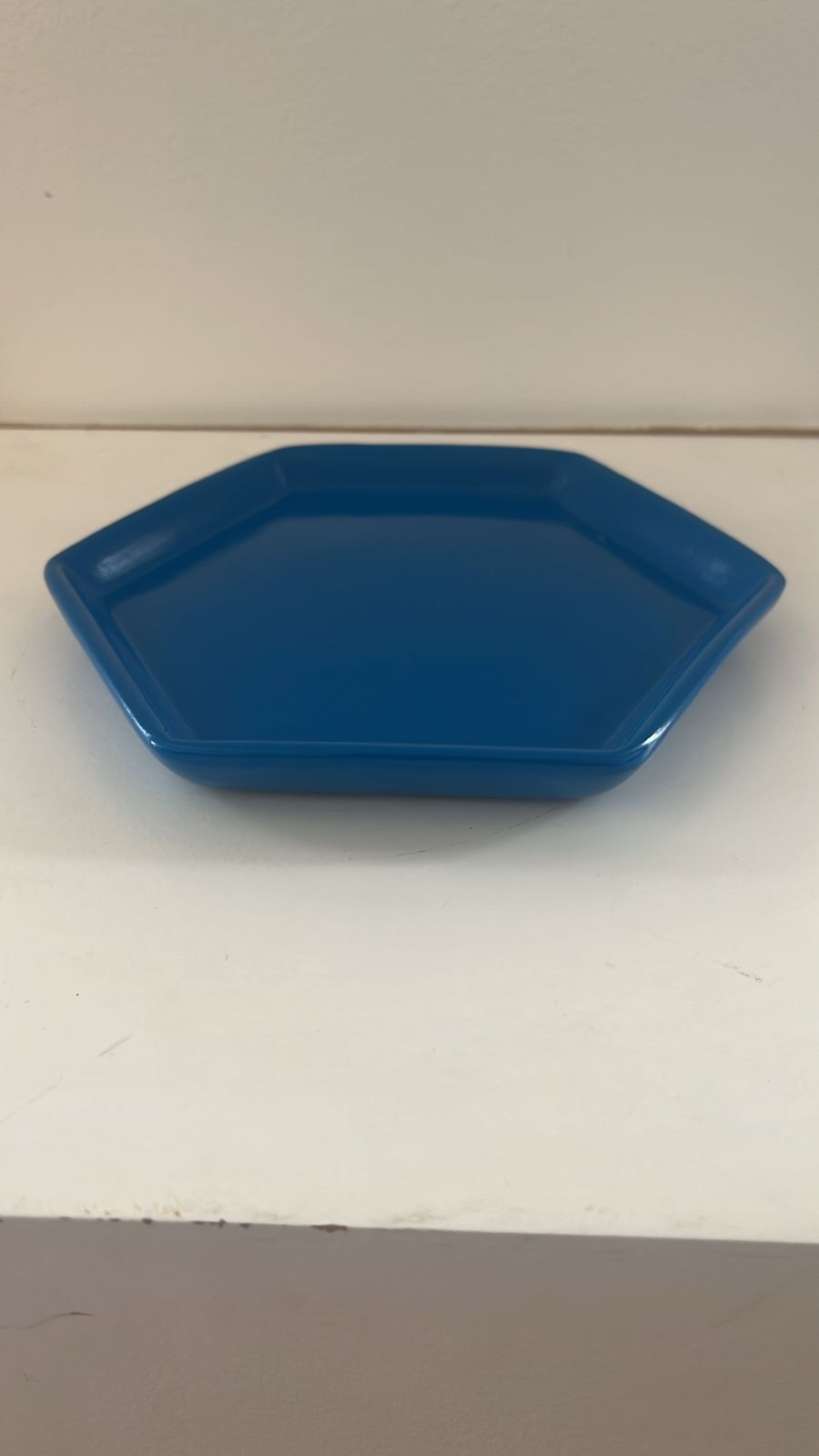 sextavado azul royal